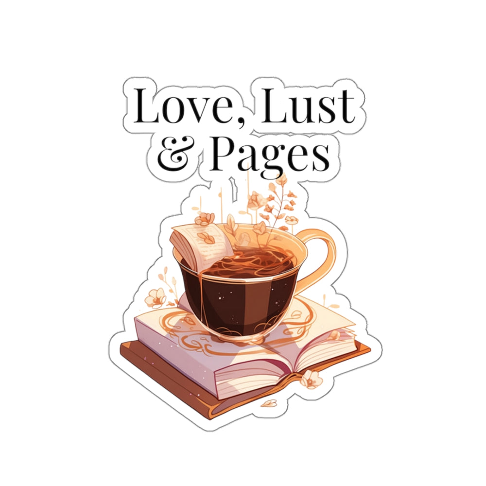 Love, Lust & Pages Kiss-Cut Sticker