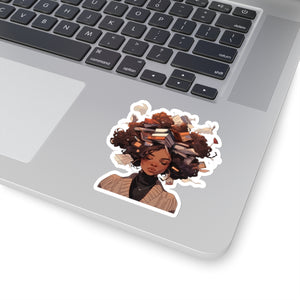 
                  
                    Beauty & Brains Kiss-Cut Sticker
                  
                