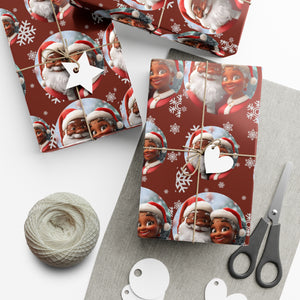 
                  
                    "Holidays With The Clauses" Gift Wrapping Paper
                  
                