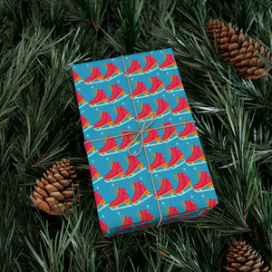 
                  
                    "Gliding Right Into Christmas" Gift Wrapping Paper
                  
                