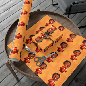 
                  
                    "Frosty Black Boy Joy" Gift Wrapping Paper
                  
                