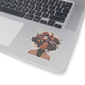 
                  
                    Beauty & Brains Kiss-Cut Sticker
                  
                