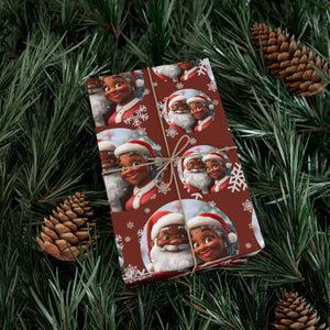 
                  
                    "Holidays With The Clauses" Gift Wrapping Paper
                  
                