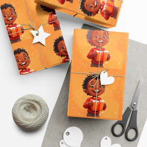
                  
                    "Frosty Black Boy Joy" Gift Wrapping Paper
                  
                