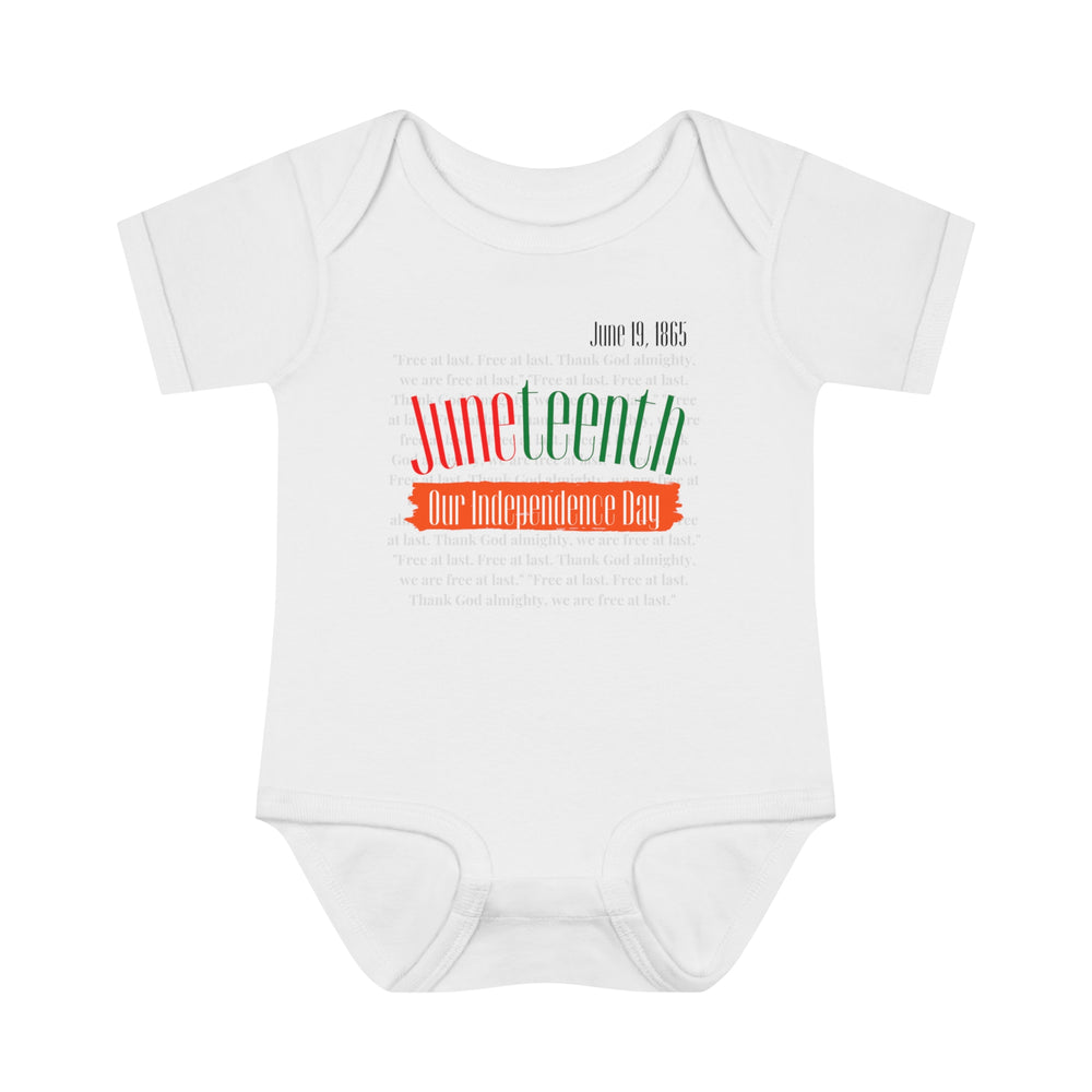 MLK Juneteenth Infant Baby Rib Bodysuit