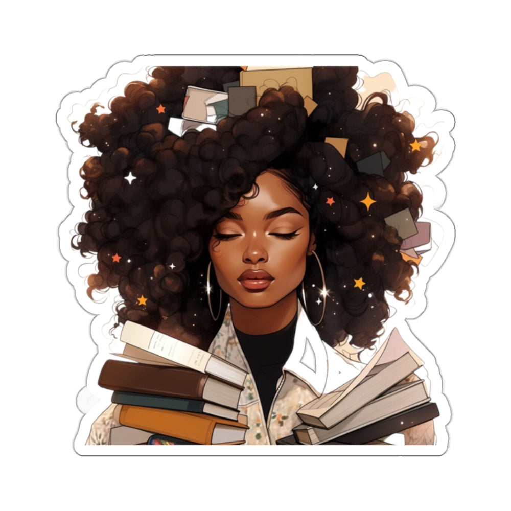 Beauty & Brains Kiss-Cut Sticker