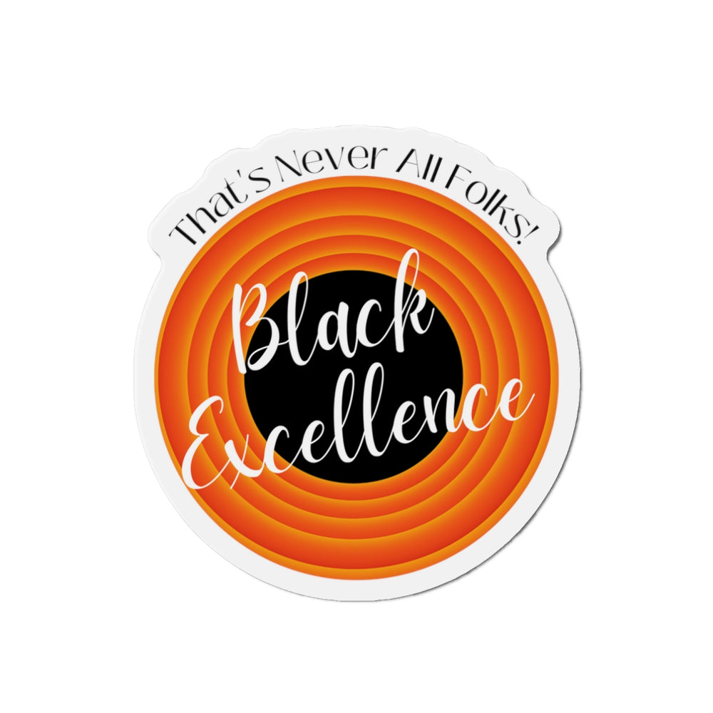 The Black Excellence Die-Cut Magnet