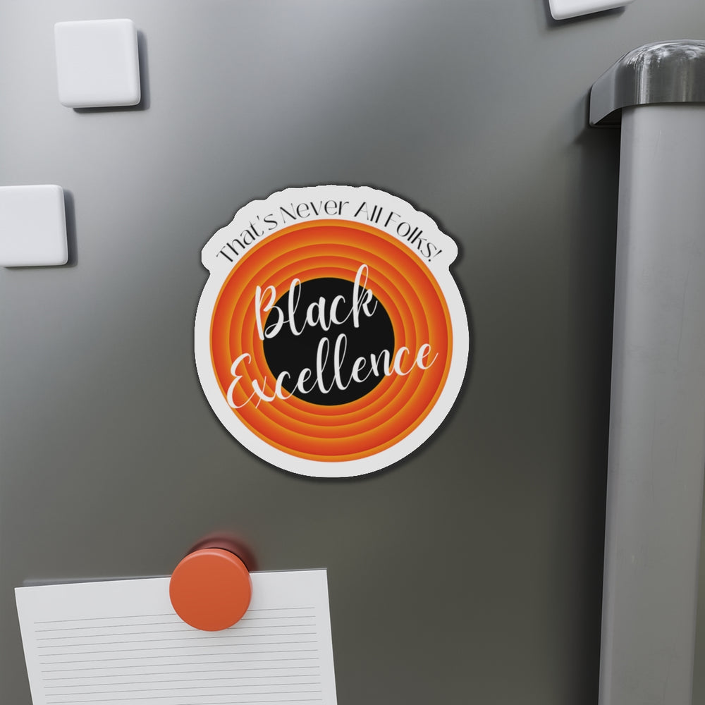 
                  
                    The Black Excellence Die-Cut Magnet
                  
                