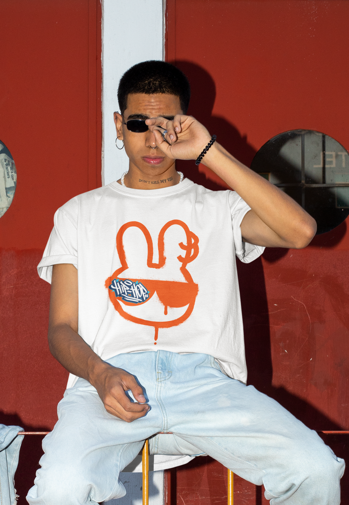 Hip-Hop Bunny Short-Sleeve Unisex T-Shirt