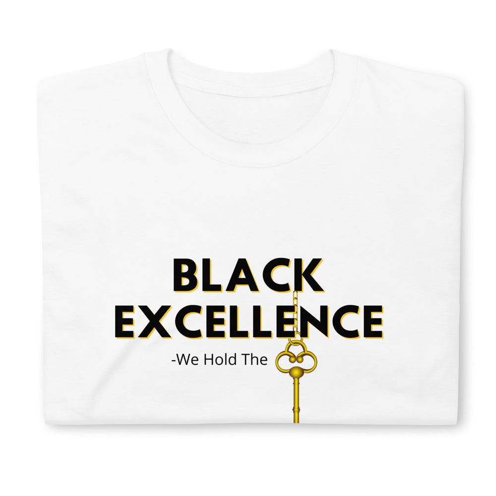 
                  
                    Black Excellence Short-Sleeve White Unisex T-Shirt
                  
                