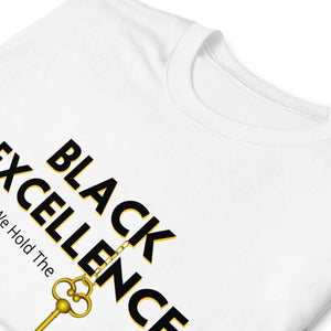 
                  
                    Black Excellence Short-Sleeve White Unisex T-Shirt
                  
                