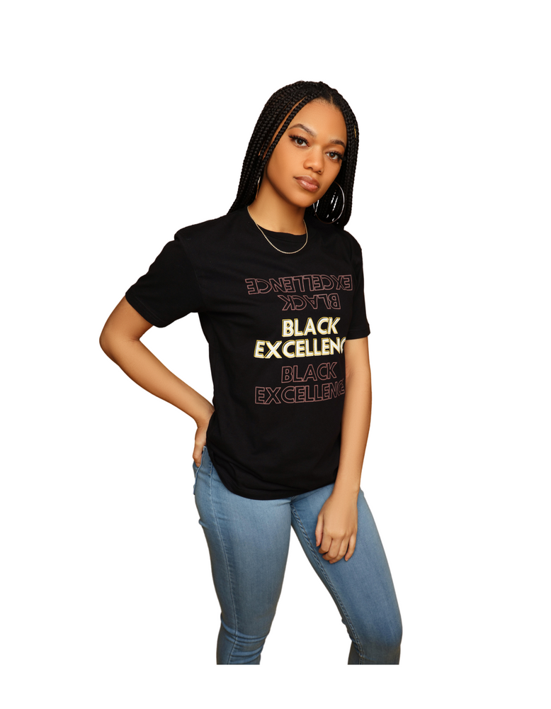 Black Excellence V2 - Fitted Next Level T-shirt