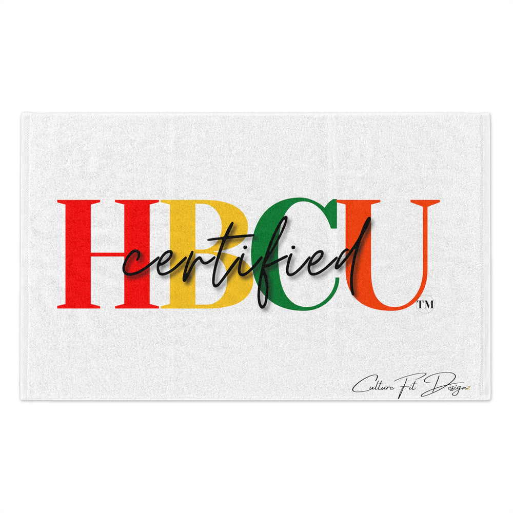 HBCU White Rally Towel, 11x18