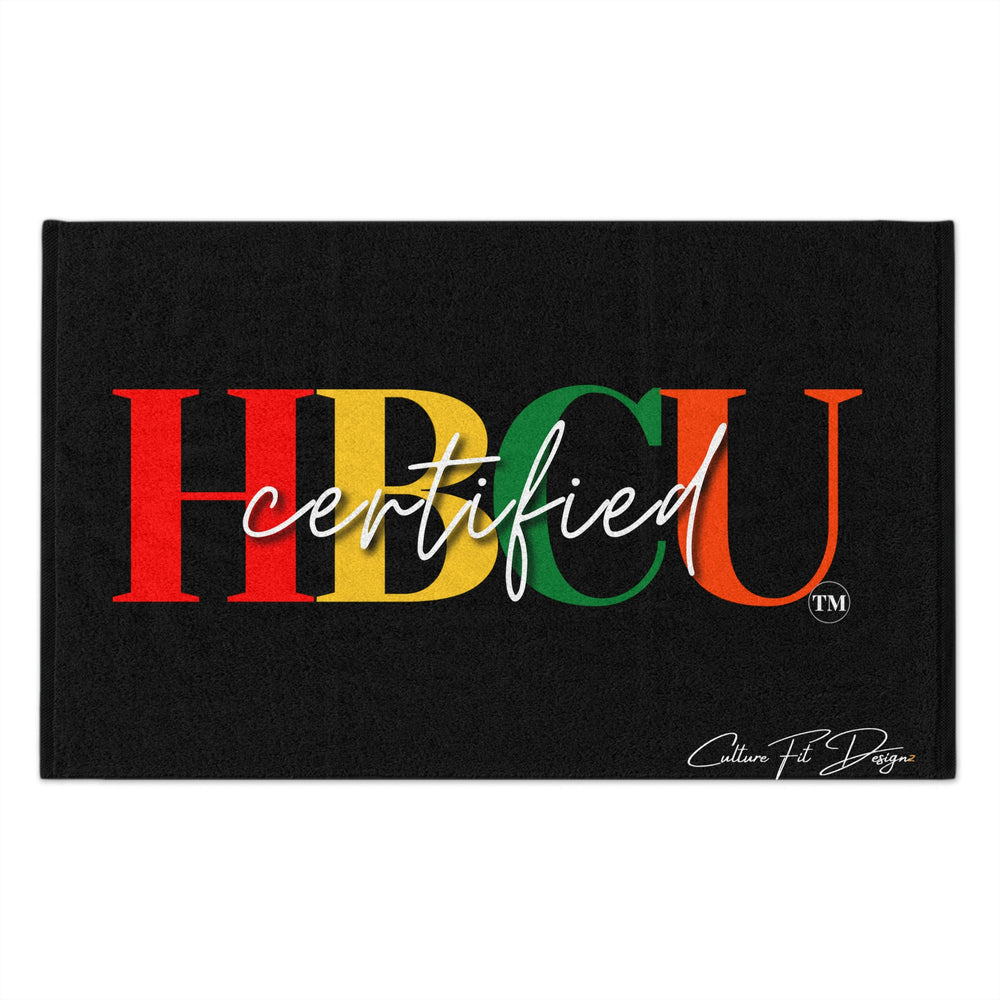 HBCU Black Rally Towel, 11x18