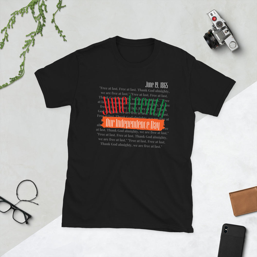 
                  
                    J19th/MLK Speech Short-Sleeve Black Unisex T-Shirt
                  
                