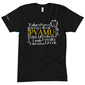 
                  
                    PVAMU Values - Unisex Crew Neck Tee
                  
                